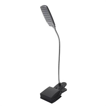 Fleksibel 28 LED Super Bright med Clip USB Lampe