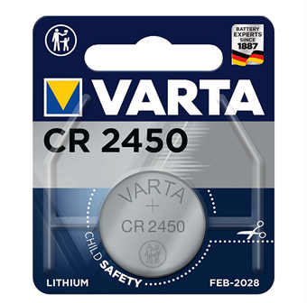 Varta CR2450 Lithium knapcelle - 1 stk