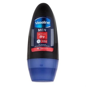 Vaseline Active Dry Deodorant - Roll On til Mænd - 48 Timer