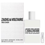 Zadig & Voltaire This is Her - Eau de Parfum - Duftprøve - 2 ml