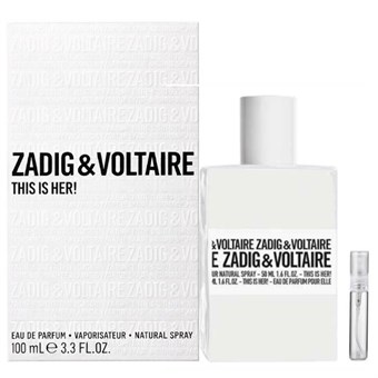 Zadig & Voltaire This is Her - Eau de Parfum - Duftprøve - 5 ml